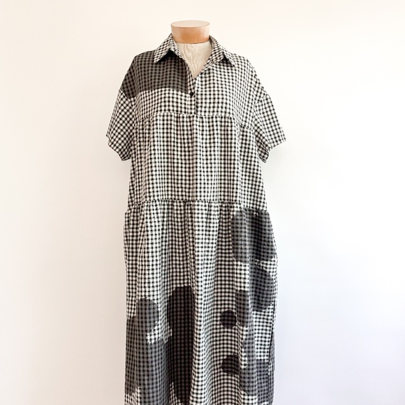 {Intentionally Blank} Gingham Print Dress - Picture 3 of 15
